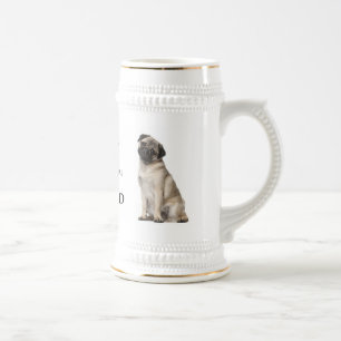 Mops-Tasse Bierglas