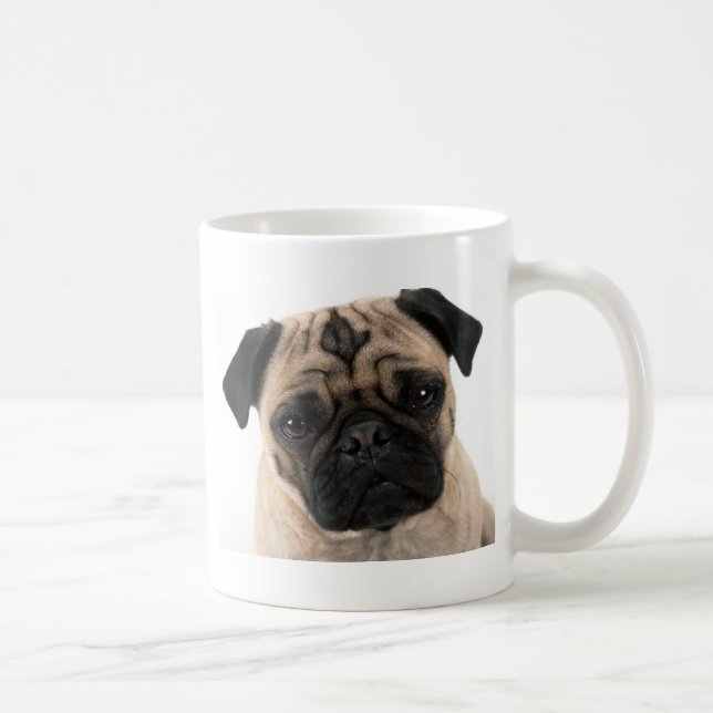 Mops-Tasse Tasse (Rechts)