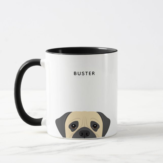 Mops-Tasse Tasse (Links)