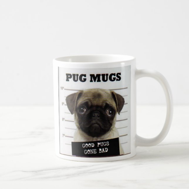 Mops-Tasse Tasse (Rechts)