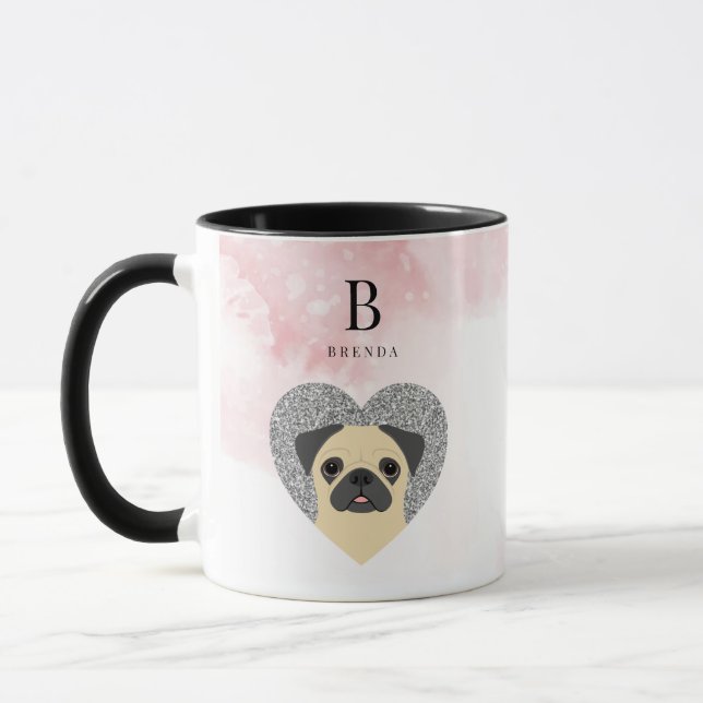 Mops-Tasse Tasse (Links)