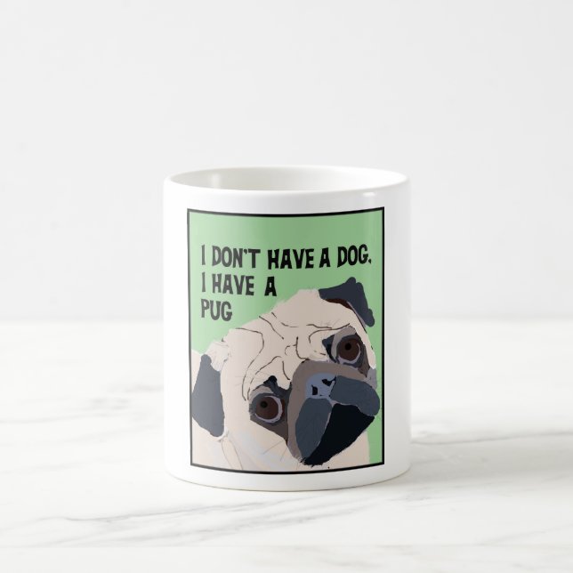 Mops-Tasse Tasse (Mittel)