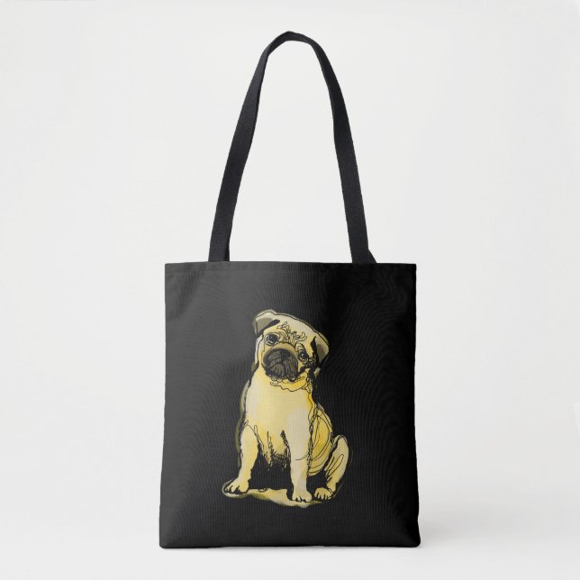 Mops Tote Bag (Vorderseite)