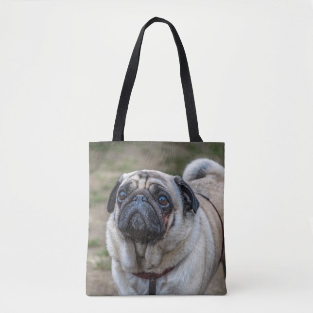 Mops Tote Tag (Vorderseite)
