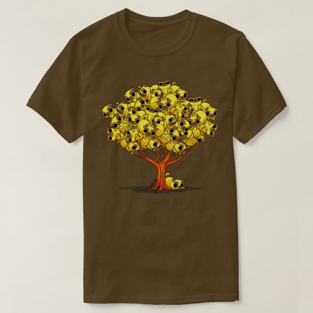 Mops Tree T-Shirt (Design vorne)