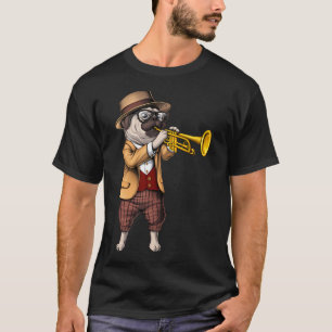 Mops Trompeter T-Shirt