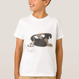 Mops und Kaffee T-Shirt