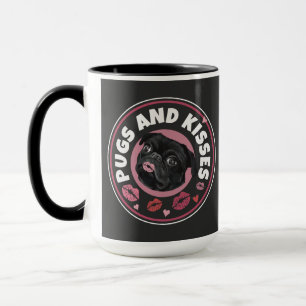 Mops und Küsse   Dog Pub   Mops Lovers Tasse