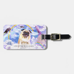 Mops unicorn - Niedliches Pugicorn Gepäckanhänger