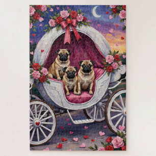 Mops Valentinstag Puzzle