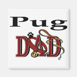 Mops Vater Geschenke Magnet