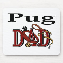 Mops Vater Geschenke Mousepad