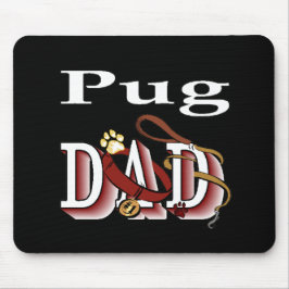 Mops Vater Geschenke Mousepad