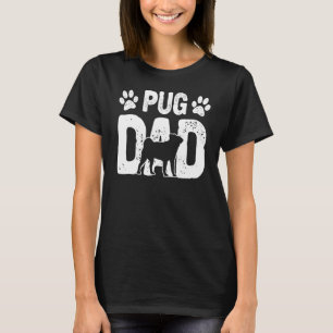 Mops-Vater Hund Mops-Vater Hundebesitzer T-Shirt