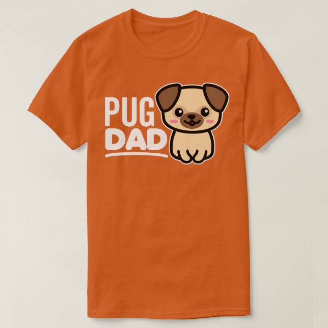 Mops Vater T-Shirt (Design vorne)
