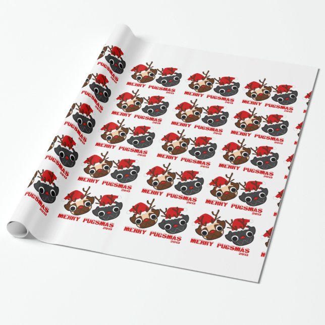 Mops-Verpackungs-Papier Geschenkpapier (Ungerollt)