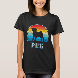 Mops Vintag Design Hund Classic T - Shirt 492