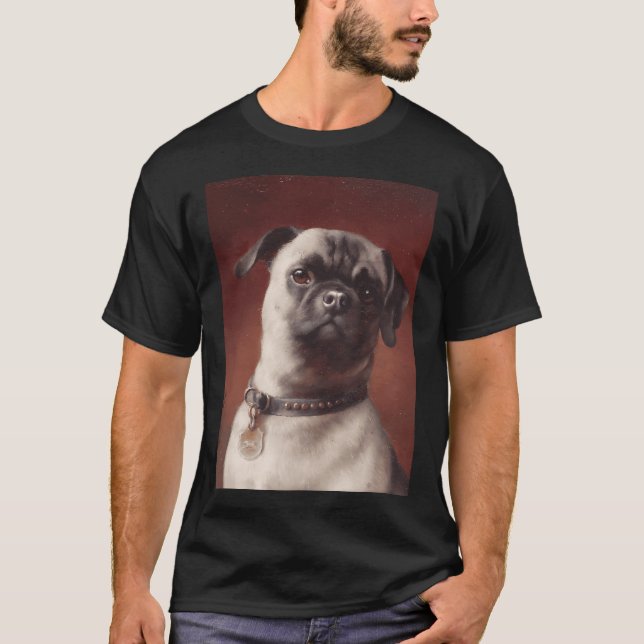 Mops von Carl Reichert T-Shirt (Vorderseite)