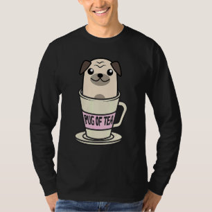 Mops von Tee Coole Kräutergetränk-Trinker Tier
