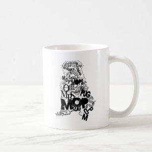 Mops von Typen Tasse