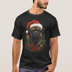 Mops Weihnachten Grafik T-Shirts für Männer Frauen