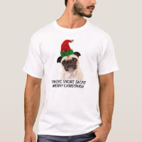 MOPS-WEIHNACHTEN. SNORTSNORTSNORT. FROHE