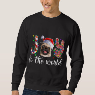 Mops Weihnachts-Mops Xmas Party Mops Lover Sweatshirt