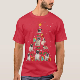 Mops Weihnachtsbaum Funny Weihnachten Weihnachten T-Shirt