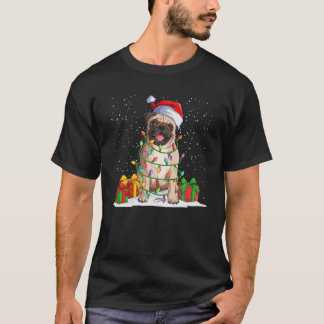 Mops Weihnachtsbaum Mops Lover Funny Christmas Dog T-Shirt