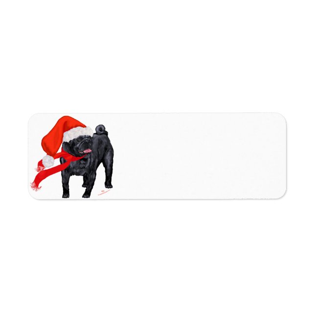 Mops Weihnachtshelfer (Vorne)