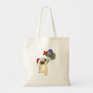 Mops Weihnachtsschnee Wintertiere Hunde Erwachsene Tragetasche