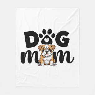 Mops-Welpen-Hundemutter Hundeliebhaber Fleecedecke