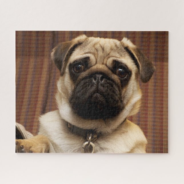 Mops Welpenhund Puzzle (Horizontal)