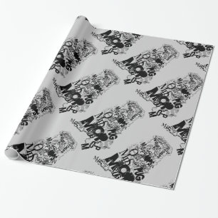 Mops-Wrapapier Geschenkpapier