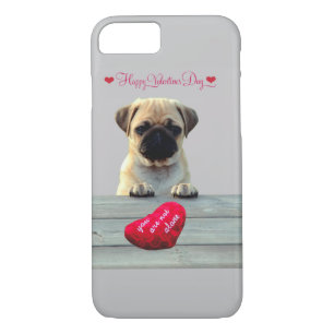 Mops wünscht sich Valentinstag iPhone 7 Case-Mate iPhone Hülle