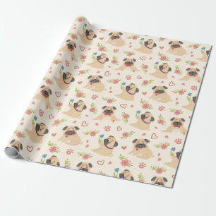Möpse Geschenkpapier