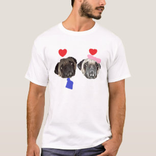 Möpse im Liebe-Shirt T-Shirt