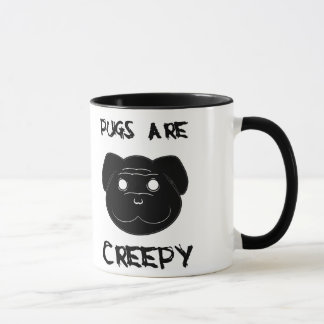 Möpse sind Creepy Tasse