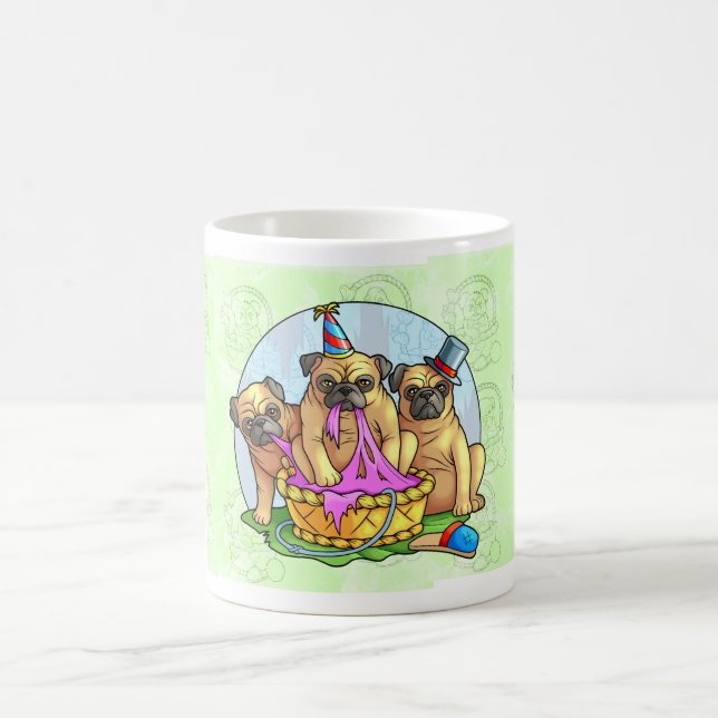 Möpse Tasse (Mittel)