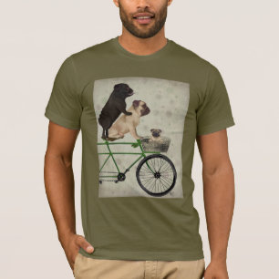 Möpsen für Fahrräder T-Shirt