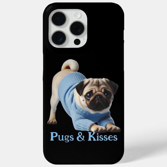 Möpsen & Kisses Case-Mate iPhone Hülle (Rückseite)