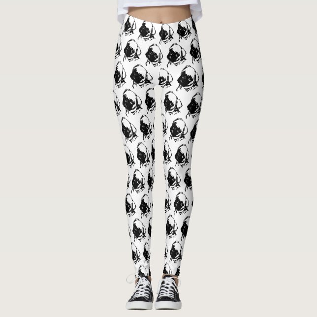Möpsen Leggings (Vorderseite)