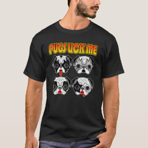 Möpsen Lick Me Puggy Lickers Mops Friends Dog T-Shirt