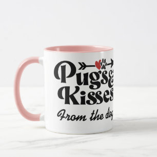 Möpsen und Kisses Valentine's Day Coffee Tasse