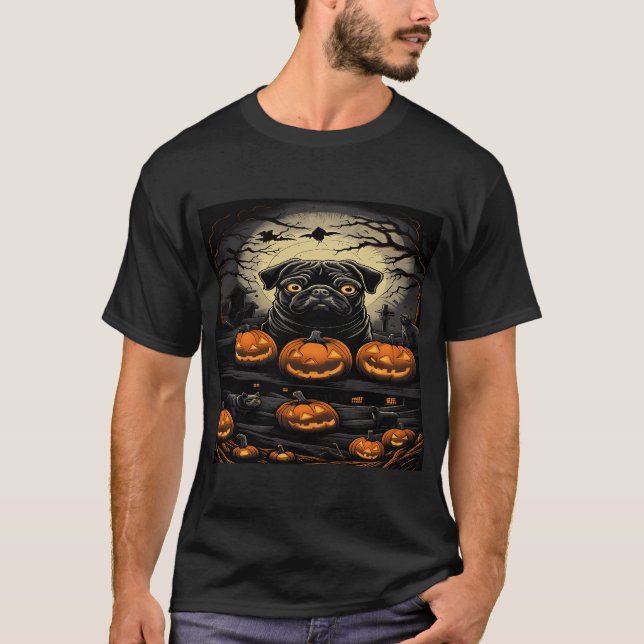 Mopshexe T-Shirt (Vorderseite)