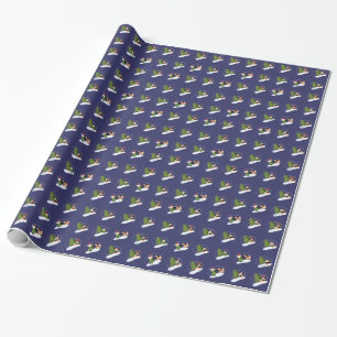 Mopsv Gnome-Feiertags-Verpackungs-Papier Geschenkpapier
