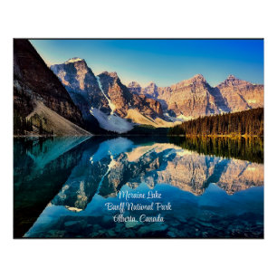 Moraine Lake, Alberta, Kanada landschaftlich Poster