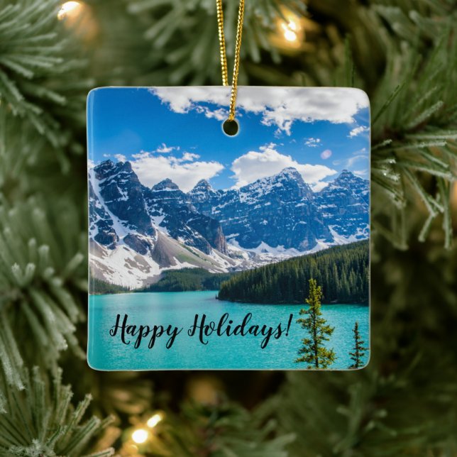 Moraine Lake, Banff National Park Keramikornament (Baum)