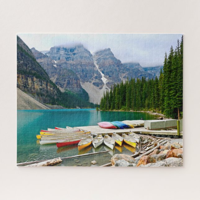 Moraine Lake Banff Nationalpark Jigsaw Puzzle (Horizontal)