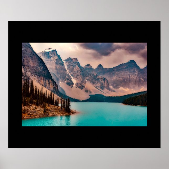 Moraine Lake Banff Nationalpark Poster (Vorne)